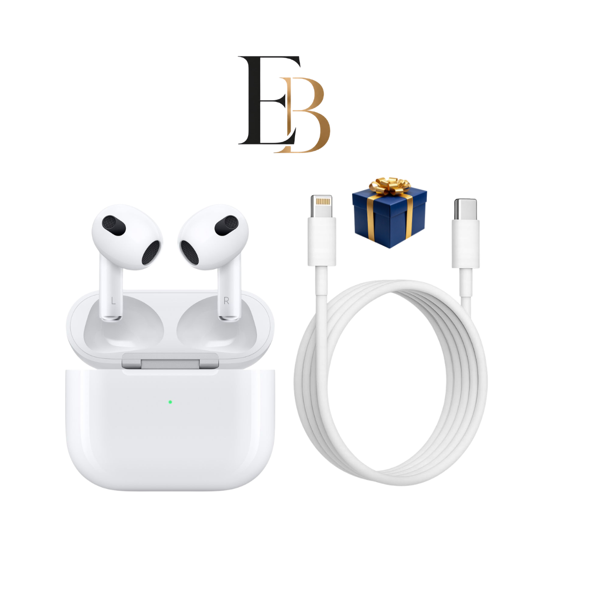 Pack Air Pods PRO 3 et Câble Lightning 1m