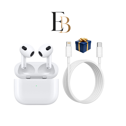 Pack Air Pods PRO 3 et Câble Lightning 1m
